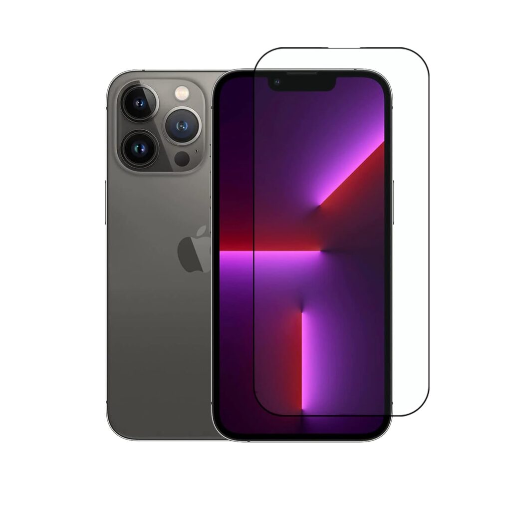 CEDO Tempered Glass for iPhone 13 Pro Max | Screen Protector Full HD Quality Tempered Glass Anti-Scratch Edge to Edge Coverage with Easy Installation Kit (Black)