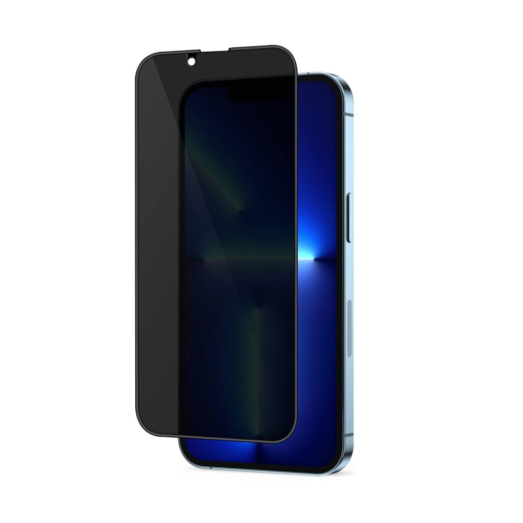 DUCE by GRIPP Privacy Tempered Glass Screen Protector for iPhone 13 Pro Max | iPhone 14 Plus (6.7"), Anti Spy, 2.5D Round Edges, 9H Hardness, Anti-Scratch, Anti-Fingerprint, Full Coverage, Bubble Free