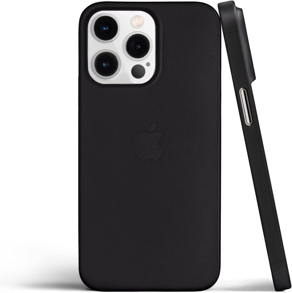 ExpressB® Back Cover for iPhone 14 Pro | Minimal Protect | Ultra Thin Anti Scratch Matte Finish Case for iPhone 14 Pro (Black)