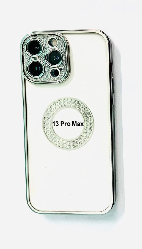 IP 13 PRO MAX, Glitter Silver