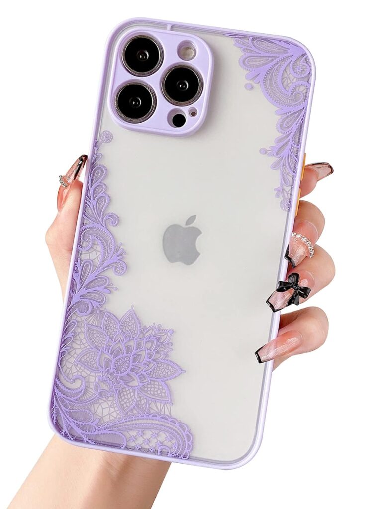 Jmltech Compatible with iPhone 13 Pro Max Luxury Case (Purple)