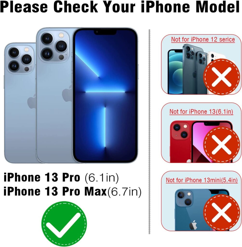 LOXXO Diamond Camera Lens Protector Compatible for iPhone 13 PRO/iPhone 13 PRO MAX, [Anti-Scratch] Premium Tempered Glass Film Aluminum Alloy Lens Ring Cover - Silver Diamond