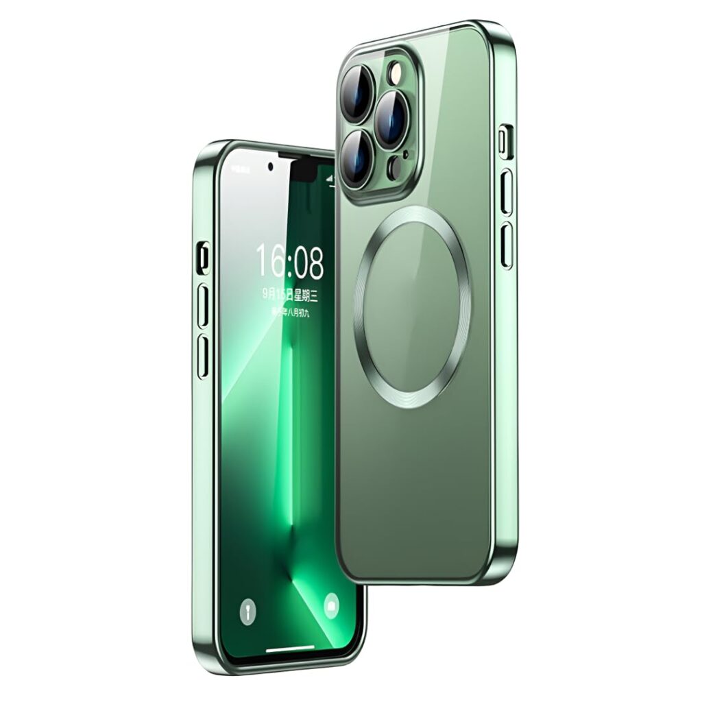 Luxury Plating Case for iPhone 13 Pro Max, iPhone 13 Pro Max Back Cover(2021) - TPU | Green