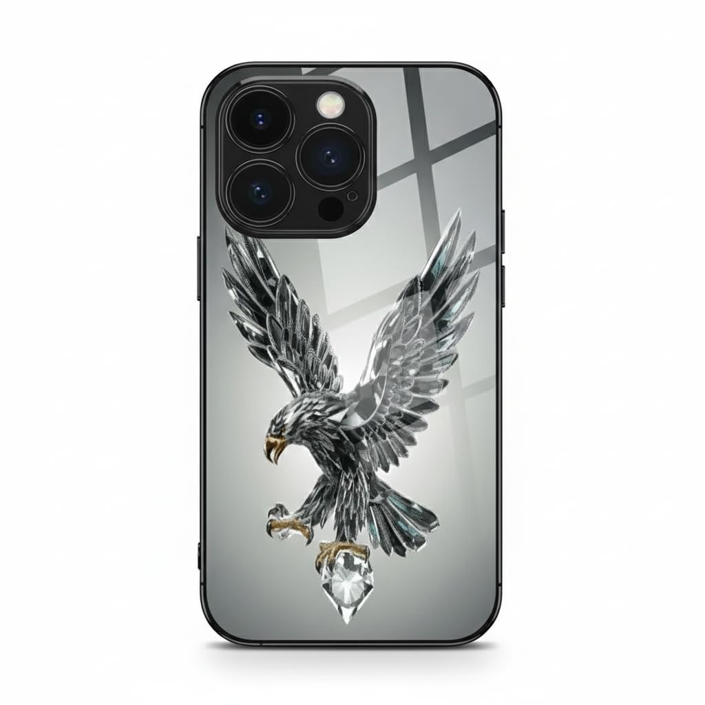 MILLION CASES Eagle Empire Regalia Case for iPhone 13 Pro Max, iPhone 13 Pro Max Back Cover Case(2021) - TPU | Midnight Black