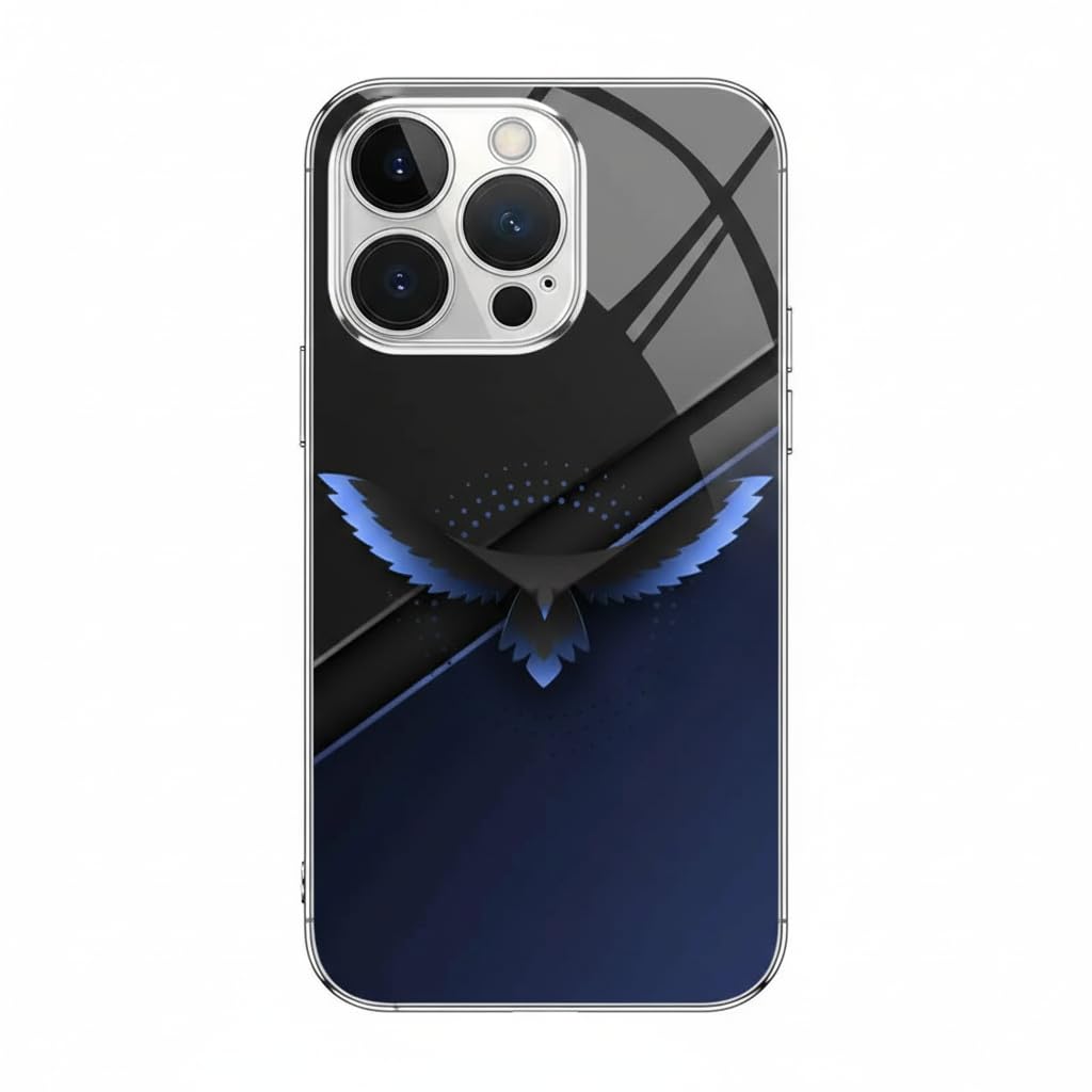 MILLION CASES Eclipse Hawk Regalia Case for iPhone 13 Pro Max, iPhone 13 Pro Max Back Cover Case(2021) - TPU | Silver