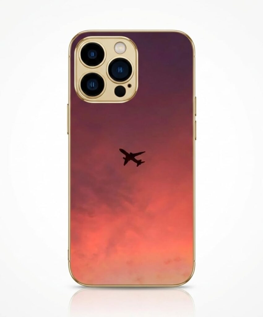 MILLION CASES Ember Skyfly Regalia Case for iPhone 13 Pro Max, iPhone 13 Pro Max Back Cover Case(2021) - TPU | Gold