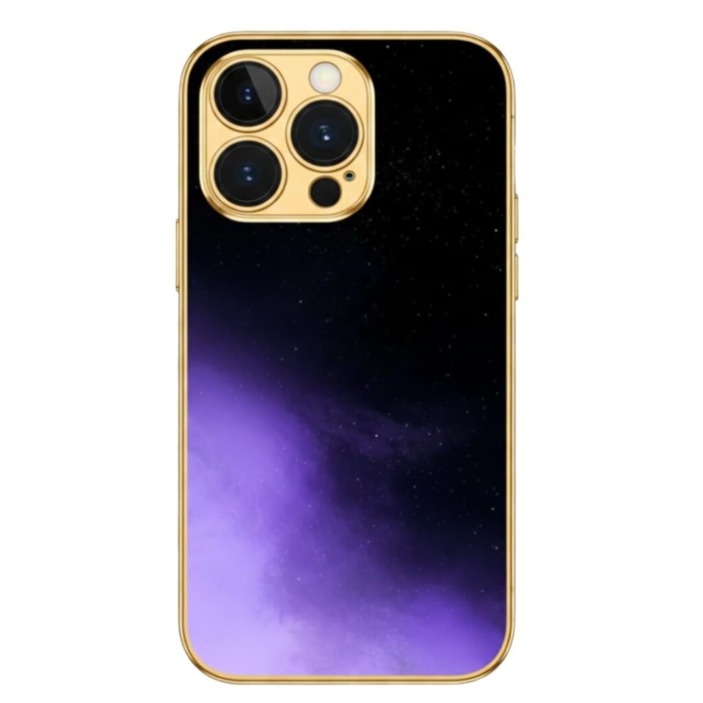 MILLION CASES Starborn Grace Regalia Case for iPhone 13 Pro Max, iPhone 13 Pro Max Back Cover Case(2021) - TPU | Gold