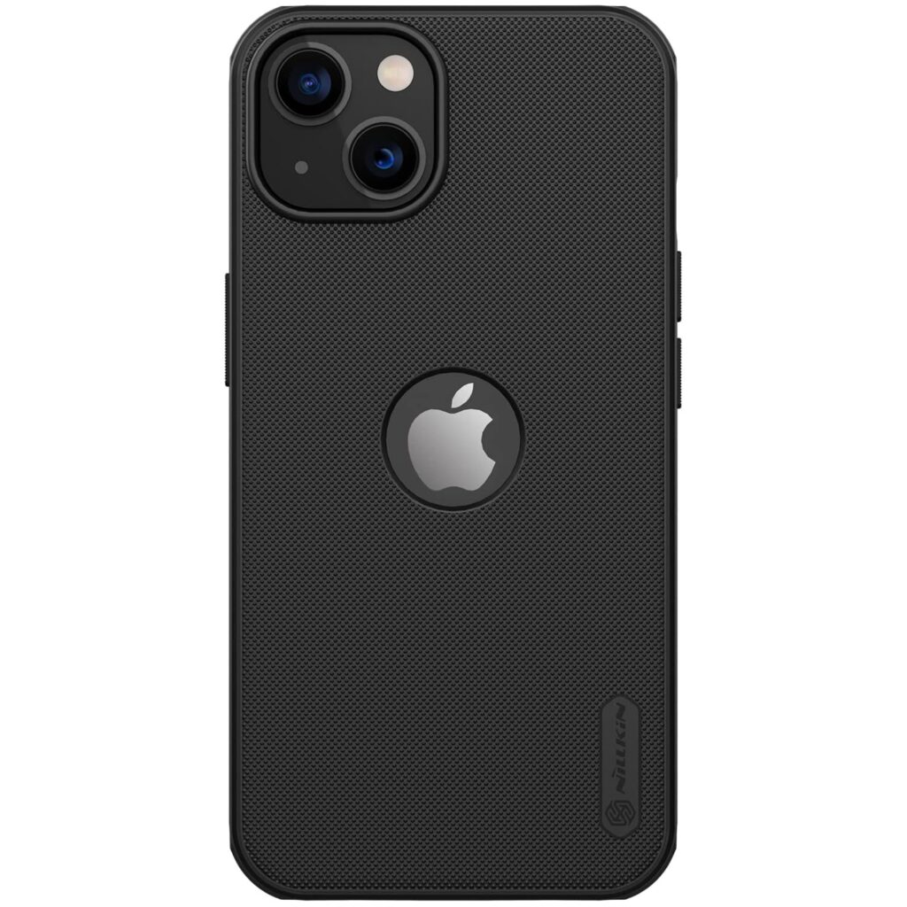Nillkin Case for Apple iPhone 13 (6.1" Inch) Super Frosted Shield Pro Hard Back Soft Border (PC + TPU) Shock Absorb Cover Raised Bezel Camera Protect PC with Logo Cut Black