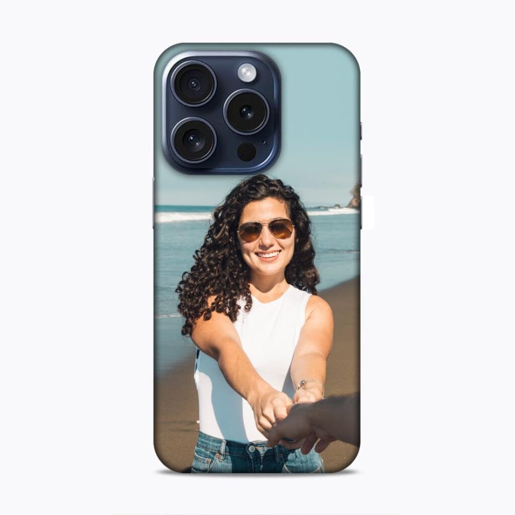 Personalised Design Printed Back Cover for Apple iPhone 15 Pro | 3D Matte Finish Self Customized Photo, Logo, Text Printed Hard Phone Case for Apple iPhone 15 Pro for Boys and Girls
