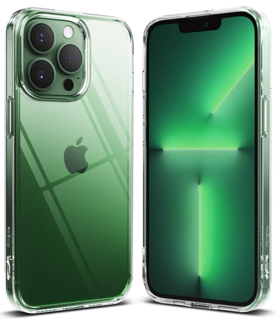 Ringke Fusion Compatible with iPhone 13 Pro Max Case Back Cover Transparent PC Back TPU Bumper Scratch Resistant Natural Form iPhone 13 Pro Max Back Cover Case - Clear