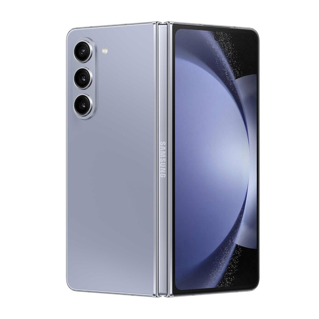 Samsung Galaxy Z Fold5 5G AI Smartphone (Ice Blue, 12GB RAM, 512GB Storage)