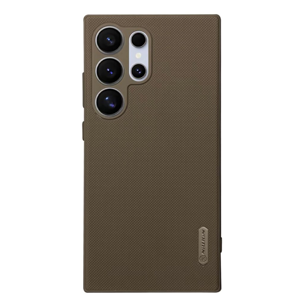 Super Frosted Shield Pro Soft Back Case for Samsung Galaxy S24 Ultra | Shockproof Scratchproof Cover (Desert Titanium)