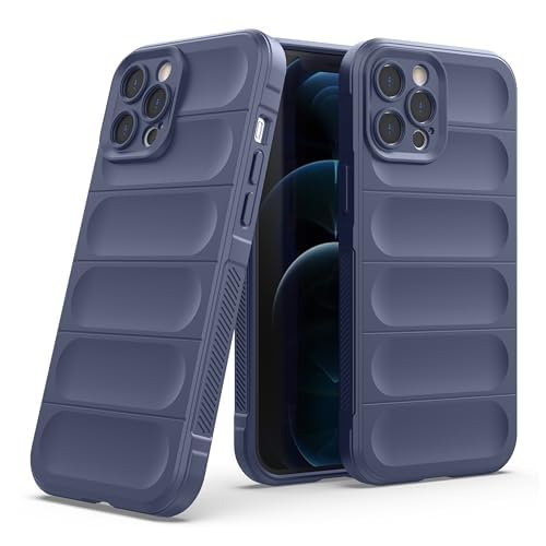 TOUCCH iPhone 13 Pro Max Silicone Back Bumper Case| Shock Proof Design & Camera Protection | Premium Rubberised Cover (Microfiber Lining) for Apple iPhone 13 Pro Max | Matte Silicone - Blue