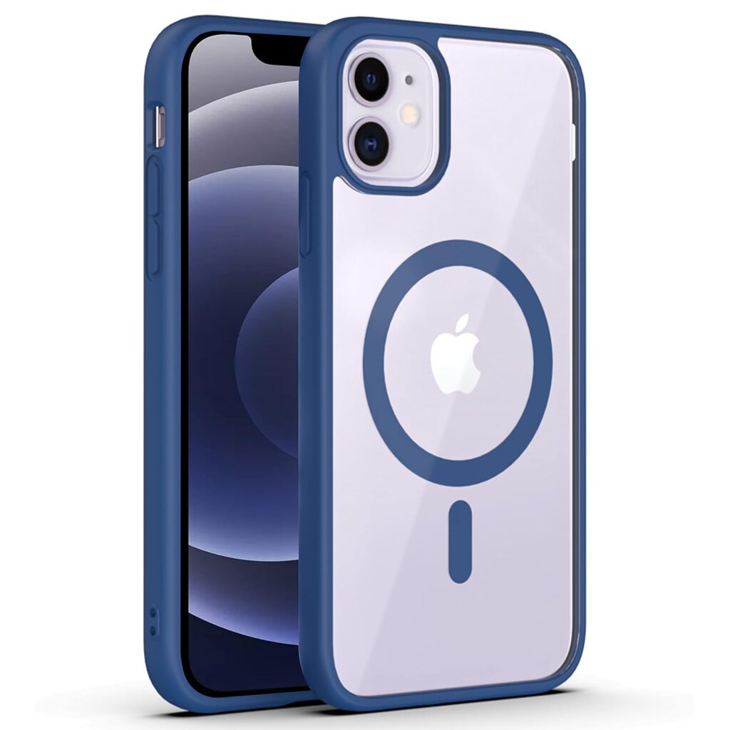 Zapcase Back Case Cover for iPhone 12 Mini/iPhone 13 Mini | Compatible for iPhone 12 Mini/iPhone 13 Mini Back Cover | Scratch-Resistant Back Cover | Navy Blue